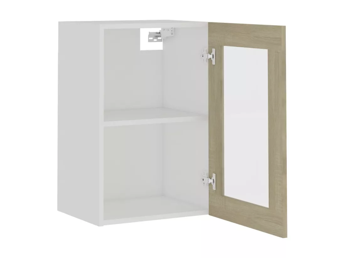 Armoire en verre suspendue 