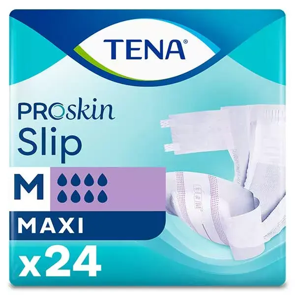 Cuecas TENA Proskin Complete Maxi Tamanho M 24 unidades
