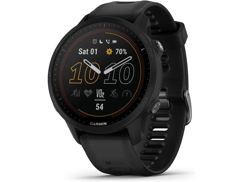 GARMIN Sportuhr Forerunner 955 Solar Schwarz/Schwarz Multipsortuhr