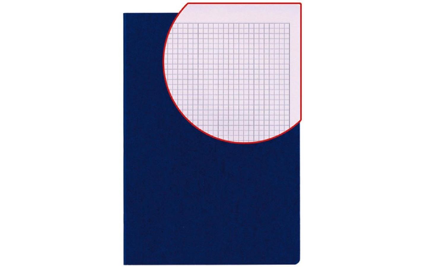 Schulheft A4 kariert 40 Blatt, Blau, 10 StückPressspanheft FSC 4 mm kariert