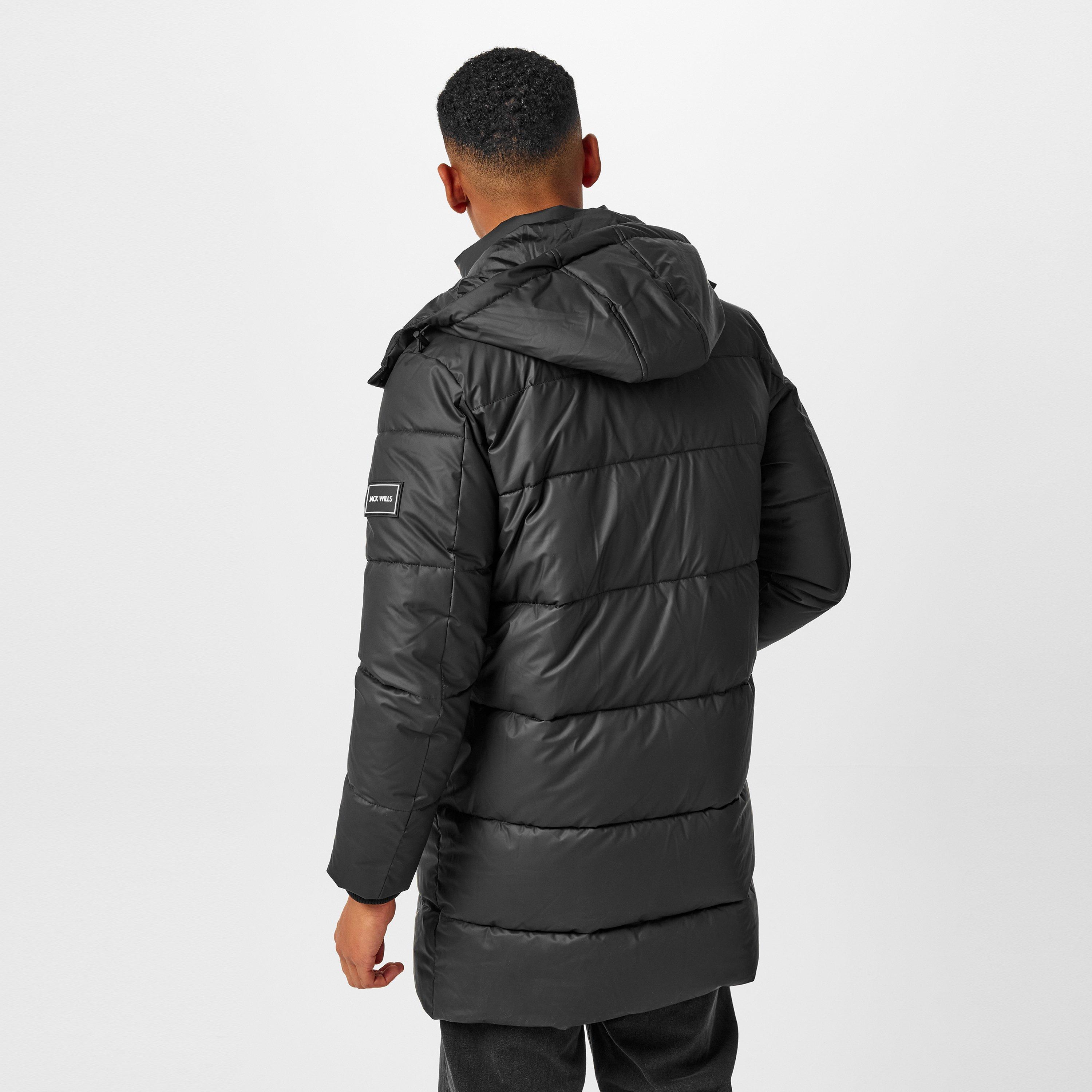 Jack Wills JW Long Puffer Jacket