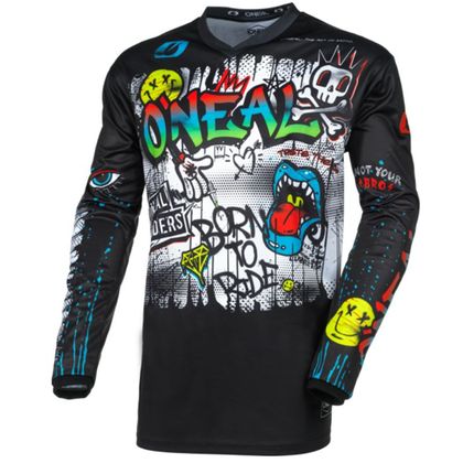Maillot cross O'Neal ELEMENT YOUTH - RANCID V24 - Noir / Blanc