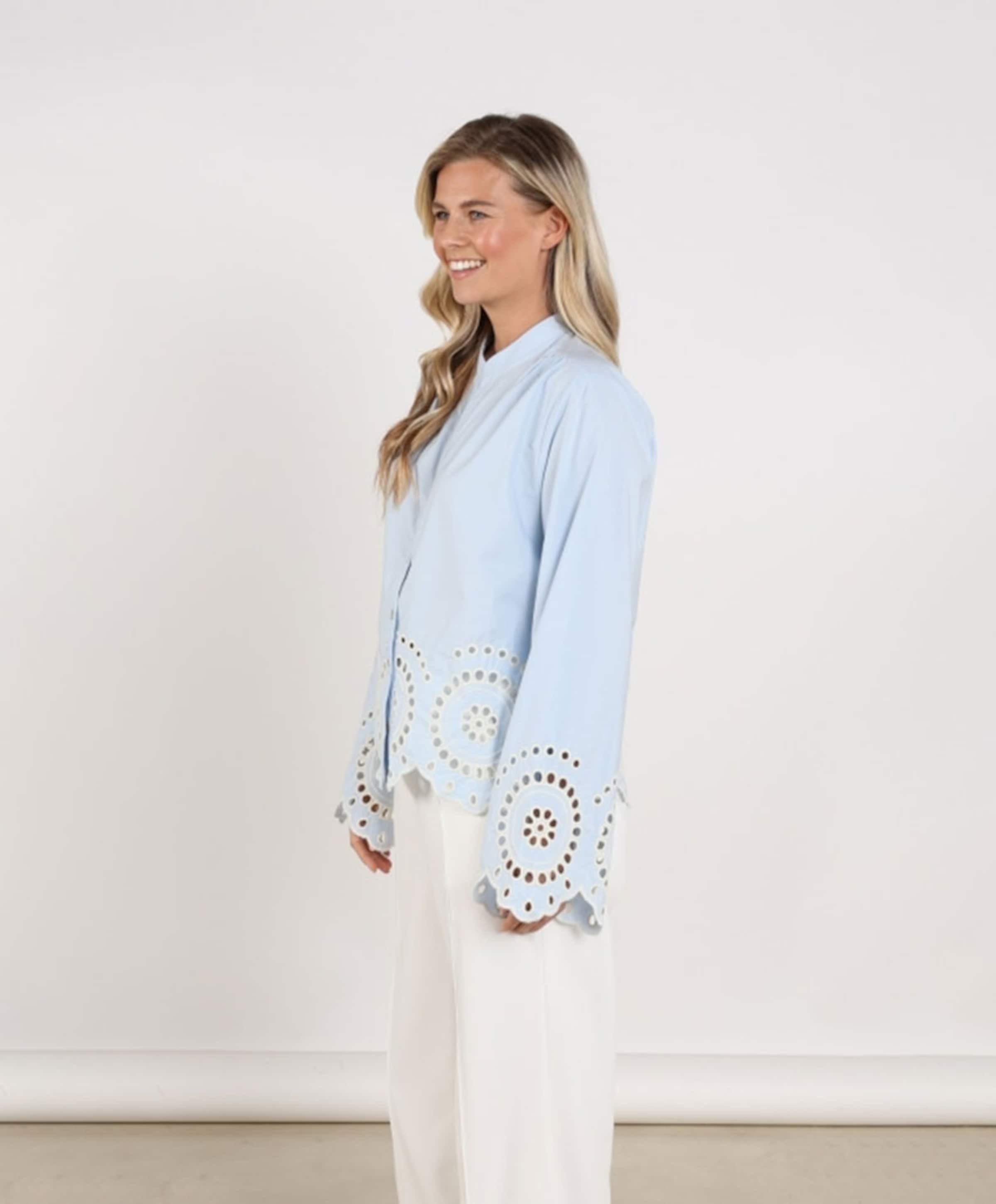 Nukus Dames blouse blauw