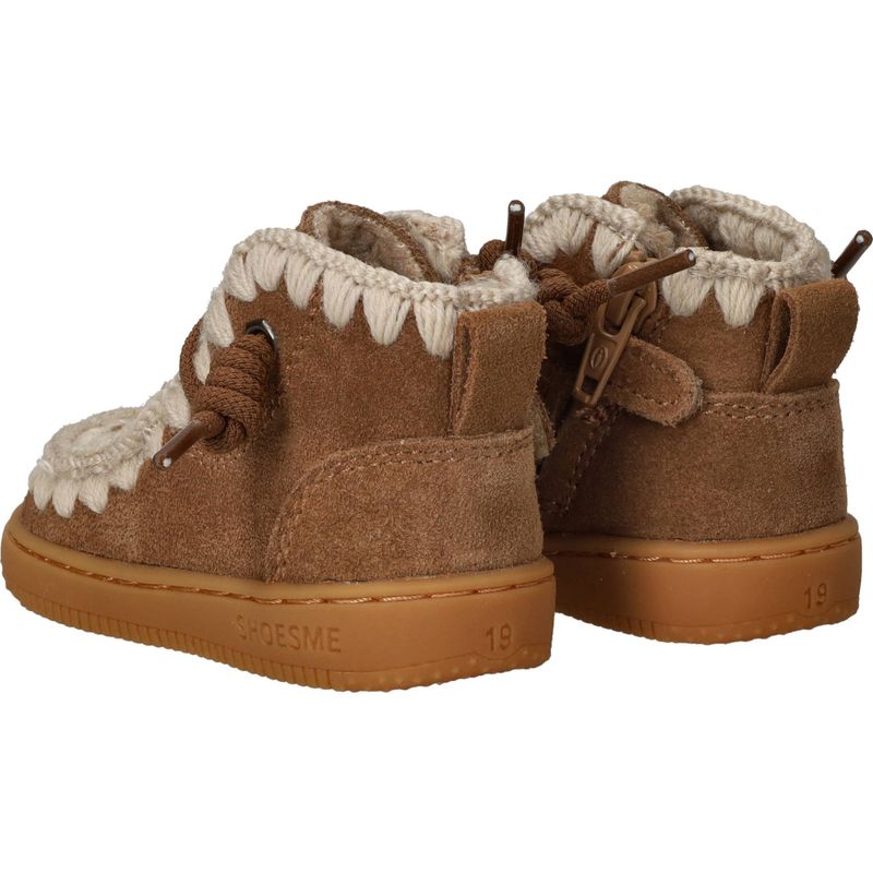 Shoesme Veterboots Cognac Meisjes