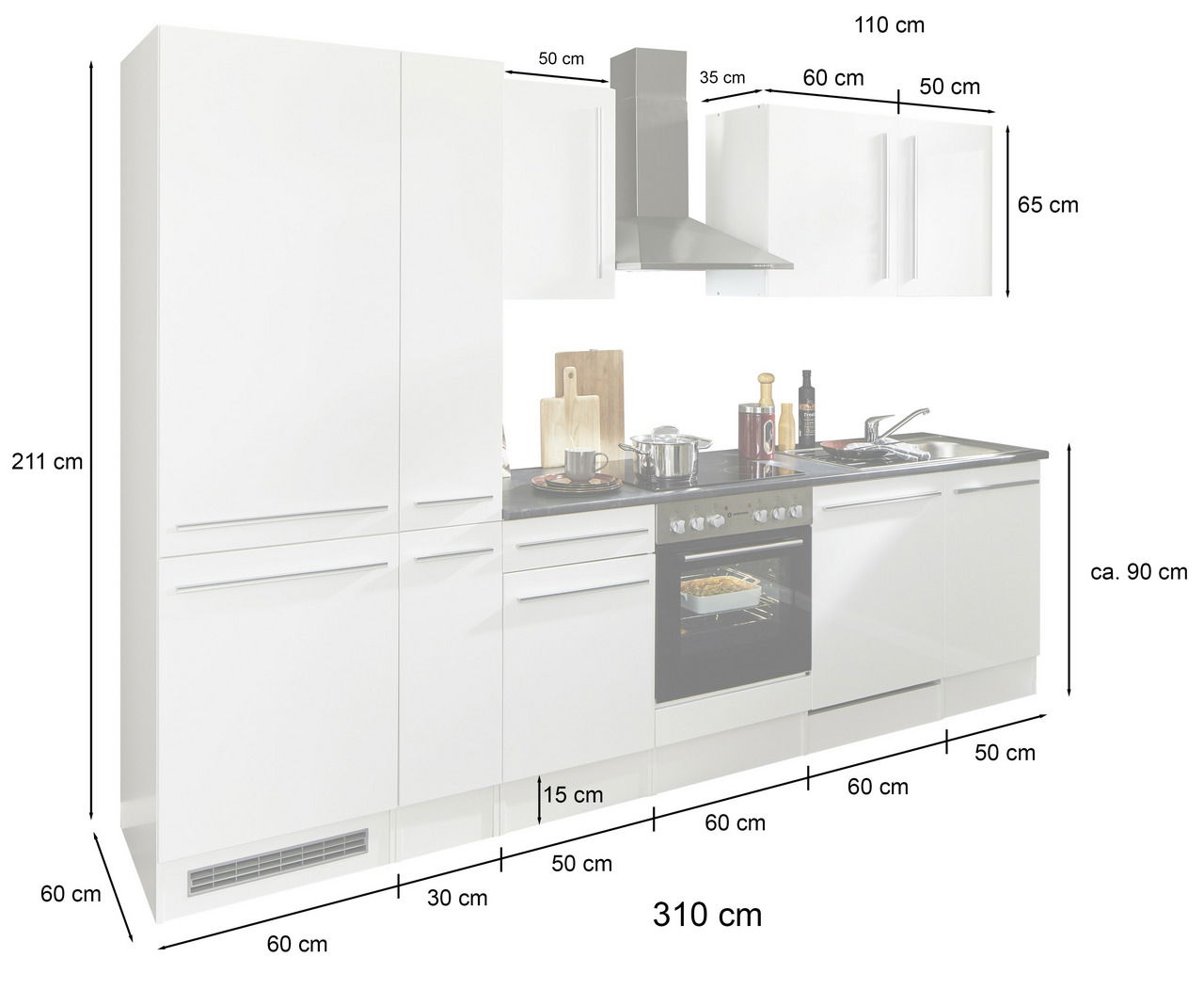 Yourkitchen Küchenblock 310 JAZZ