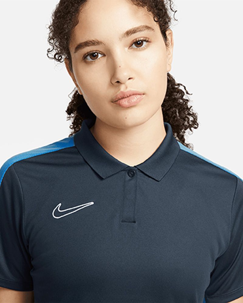 Polo Nike Academy 23 Bleu Marine & Bleu Royal pour femme