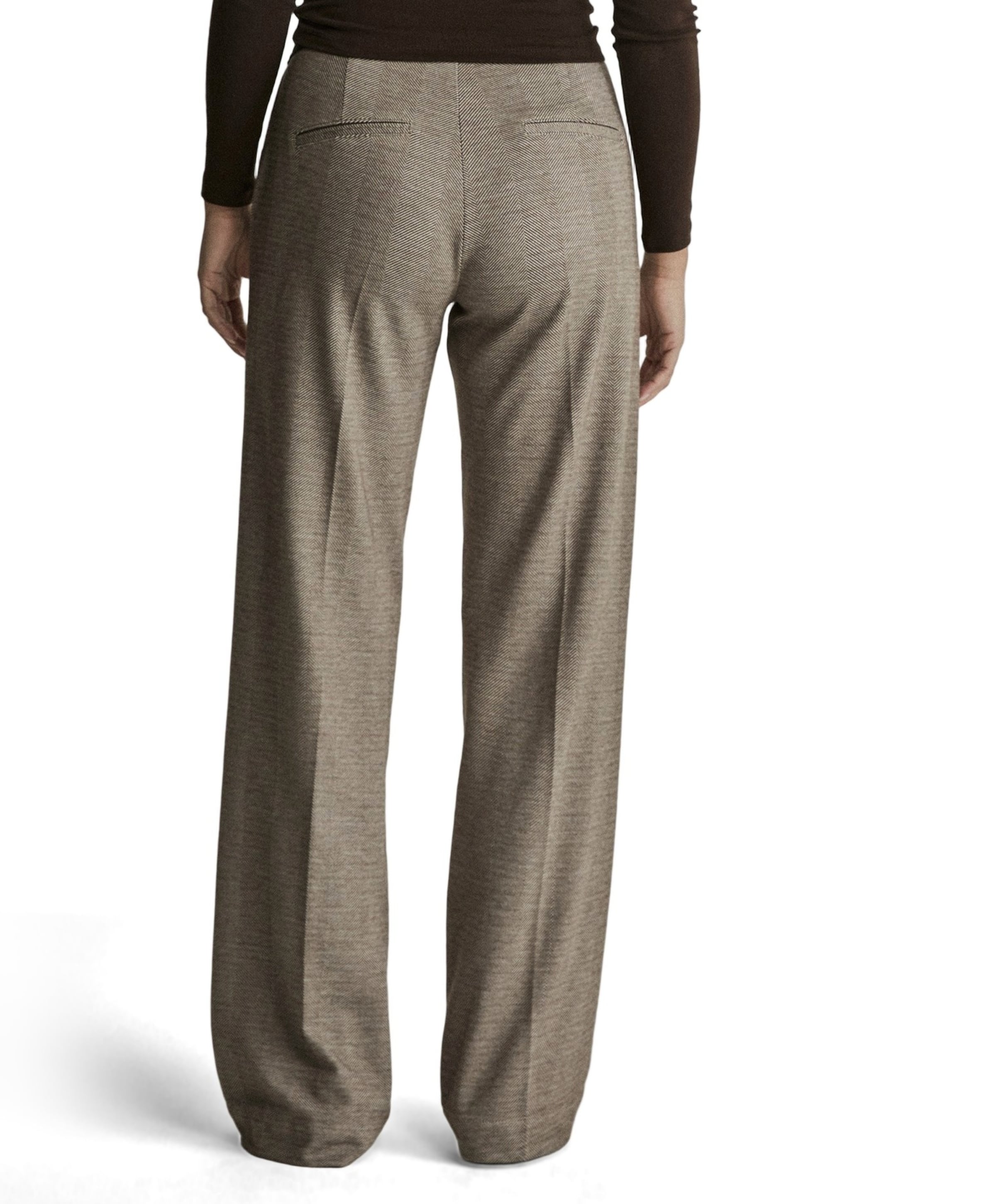 Para Mi Mira (Elastic) - Knitted Jacquards dames broek bruin