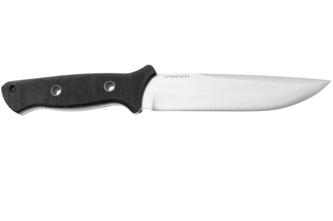 Bark River Gen 2 Bravo 6 CPM 3V, Black Canvas Micarta, outdoormes