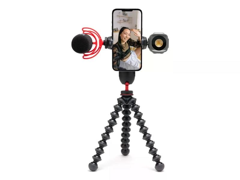 Joby Smartphone-Stativ GripTight PRO 3 GorillaPod Flexibles Stativ-Kit mit GripTight Pro 3 Halterung und GorillaPod 1K Stativ