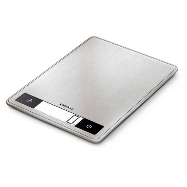 Soehnle keukenweegschaal Page Profi 200 - digitaal - 1 gr nauwkeurig - tot 15 kg - RVS - zilver