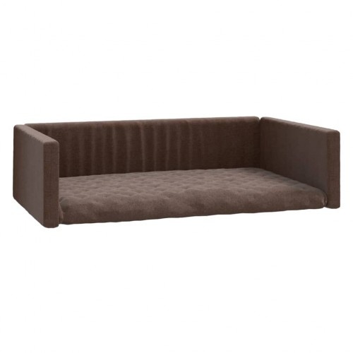 Cama baú marrom Vidaxl para cães
