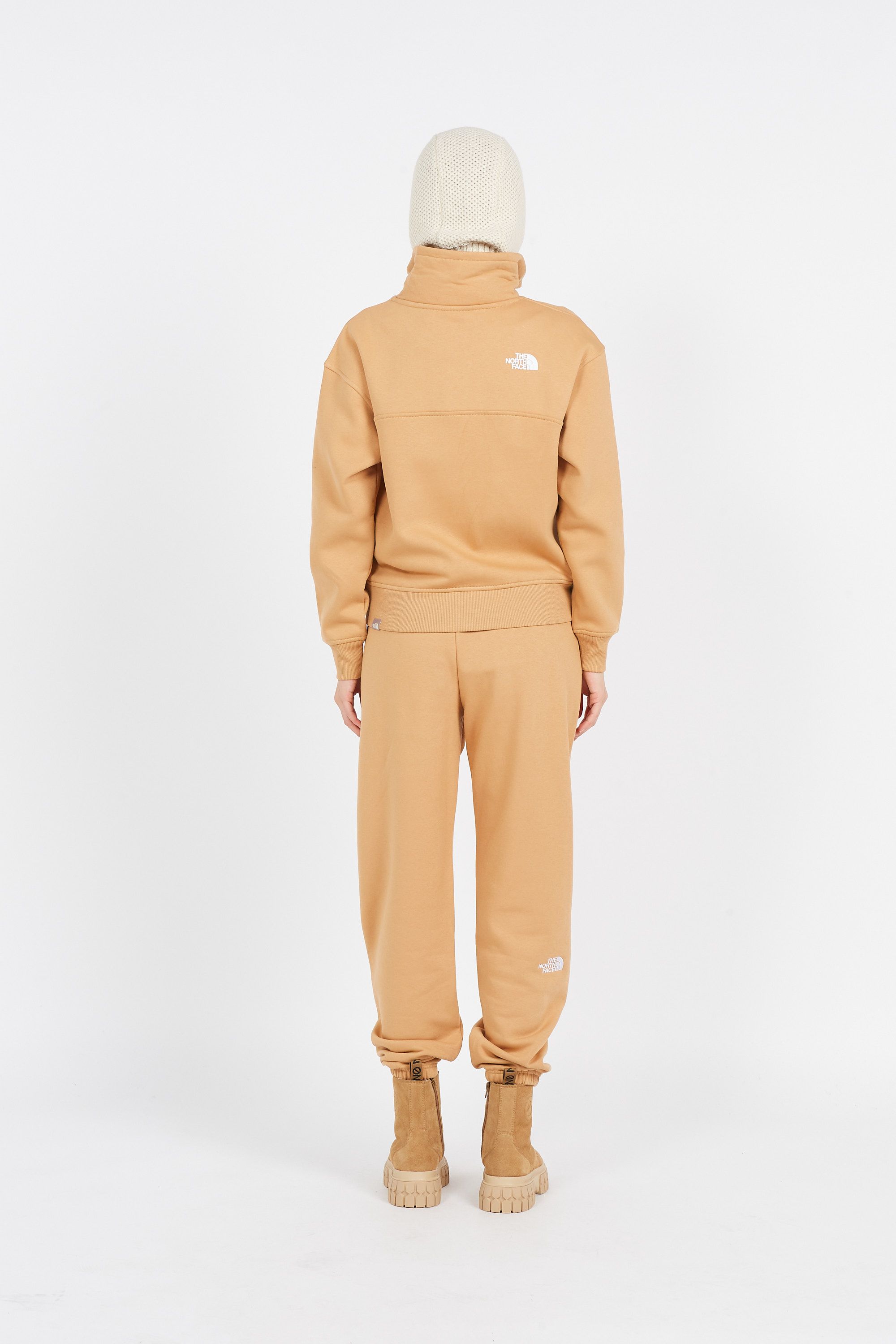 THE NORTH FACE Sweatshirt  W ESSENTIAL QZ CREW Beige