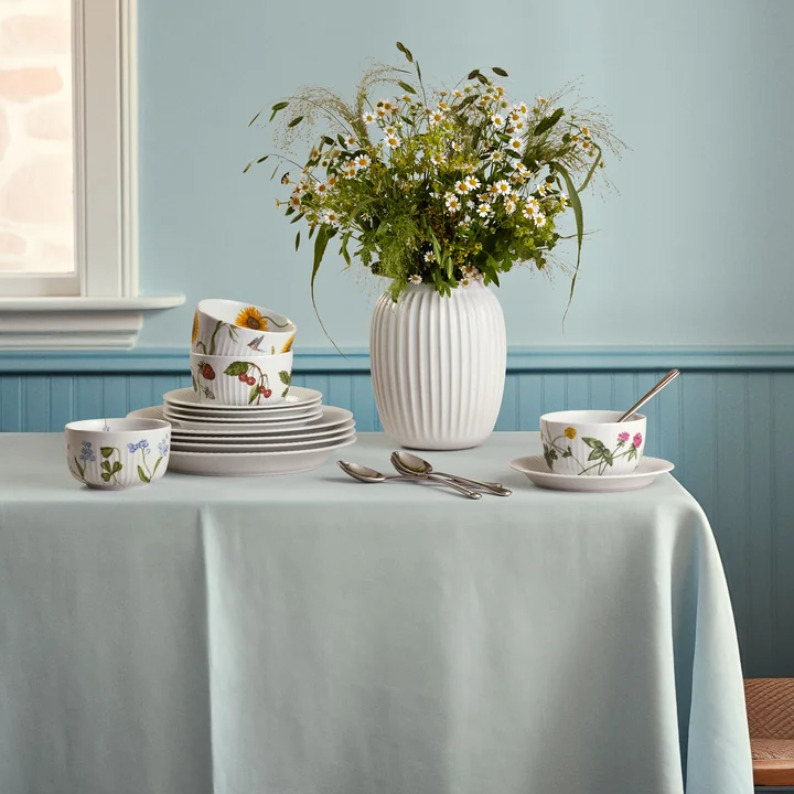 Kähler Design - Hammershøi Summer Schale, Ø 12 cm, wild flowers