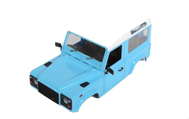 Karosserie D90 Gelände II 1:18 BlauABS Hardbody Karosserie