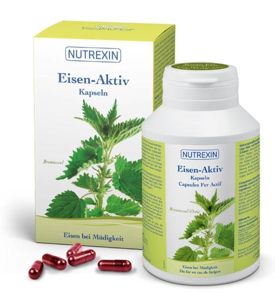 NUTREXIN Eisen-Aktiv<br>240 Stück, Dose, Kapsel
