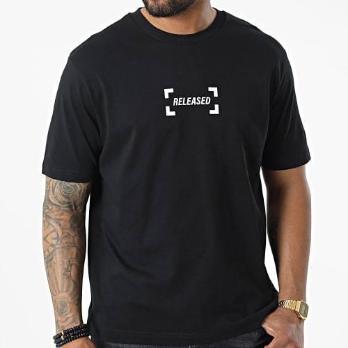 Tee Shirt Oversize Large Released Purple Noir