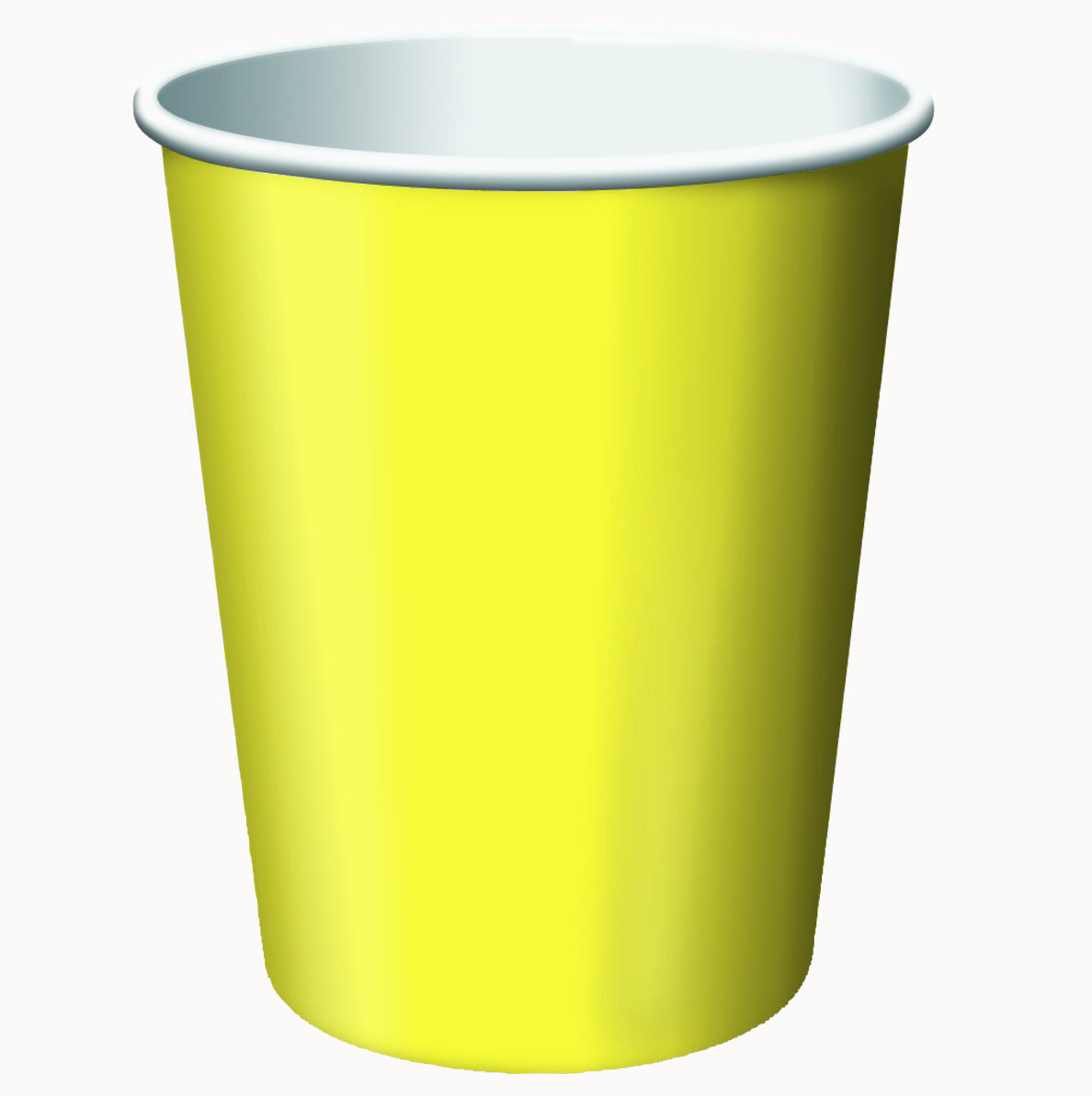 Lichtgele Bekers 256ml 24st