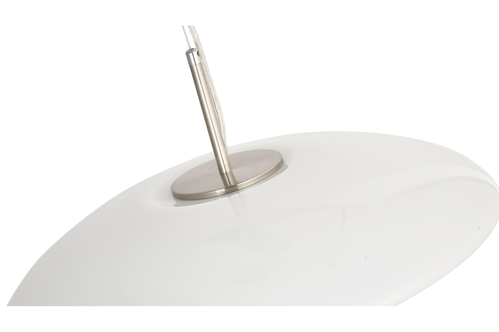 Finley takpendel Hvit glass Ø44cm E27