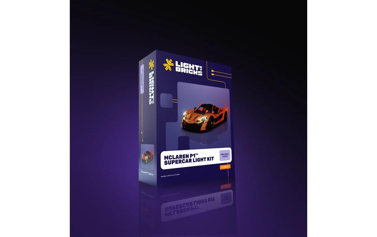 LED-Licht-Set für LEGO® LMB 2.0 für 42172 McLaren P1<br>Beleuchtungs-Kit