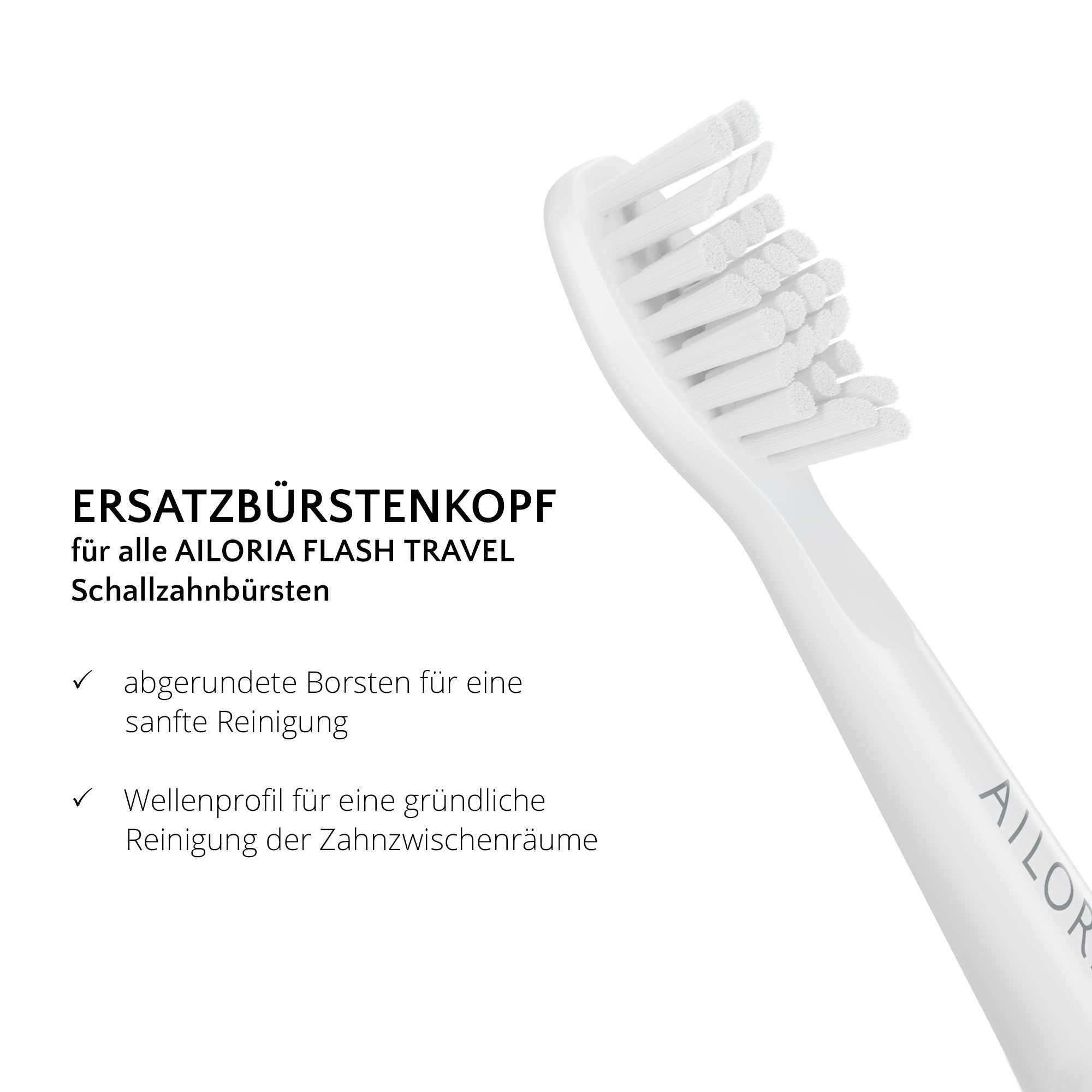 AILORIA FLASH TRAVEL Ersatzbürstenköpfe 6er Set