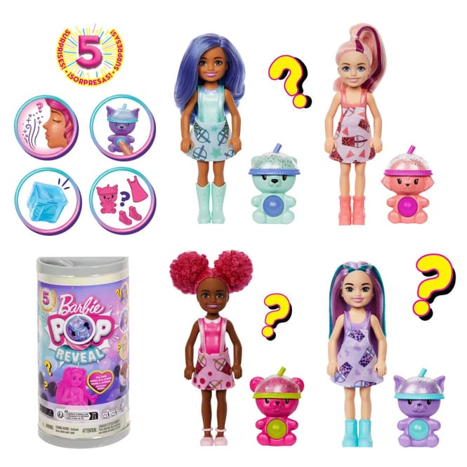 Barbie - Chelsea - Pop! Reveal - Bubble Tea - Chelsea - 1 Stück