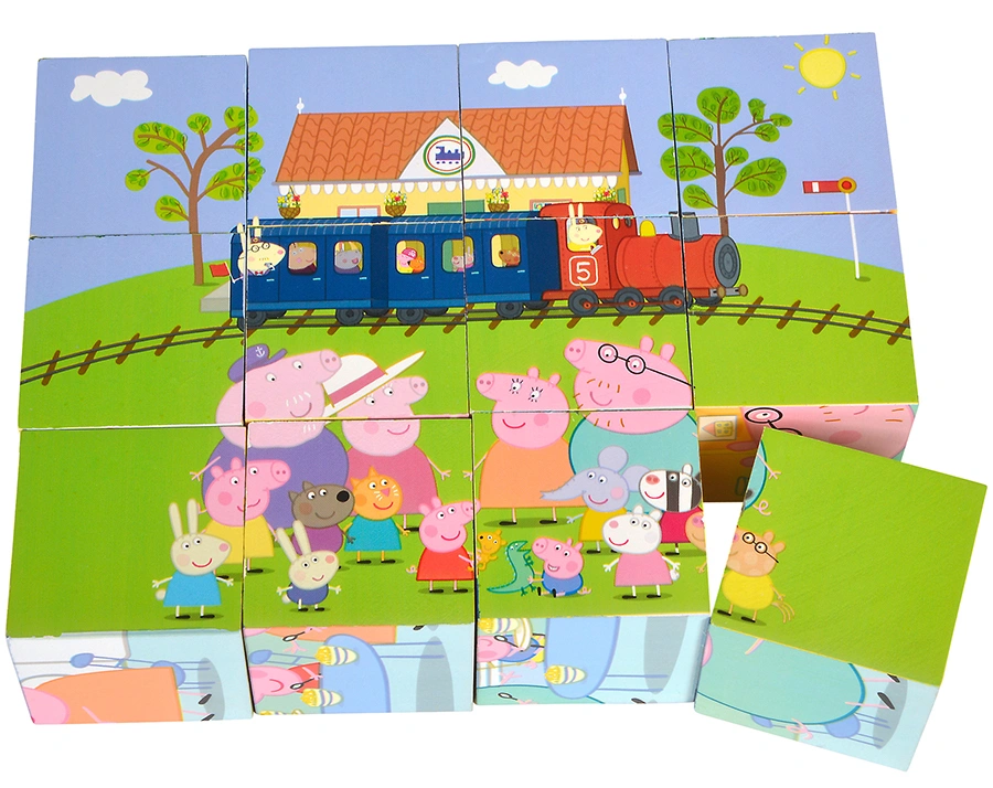 Würfelpuzzle PEPPA PIG 13-teilig