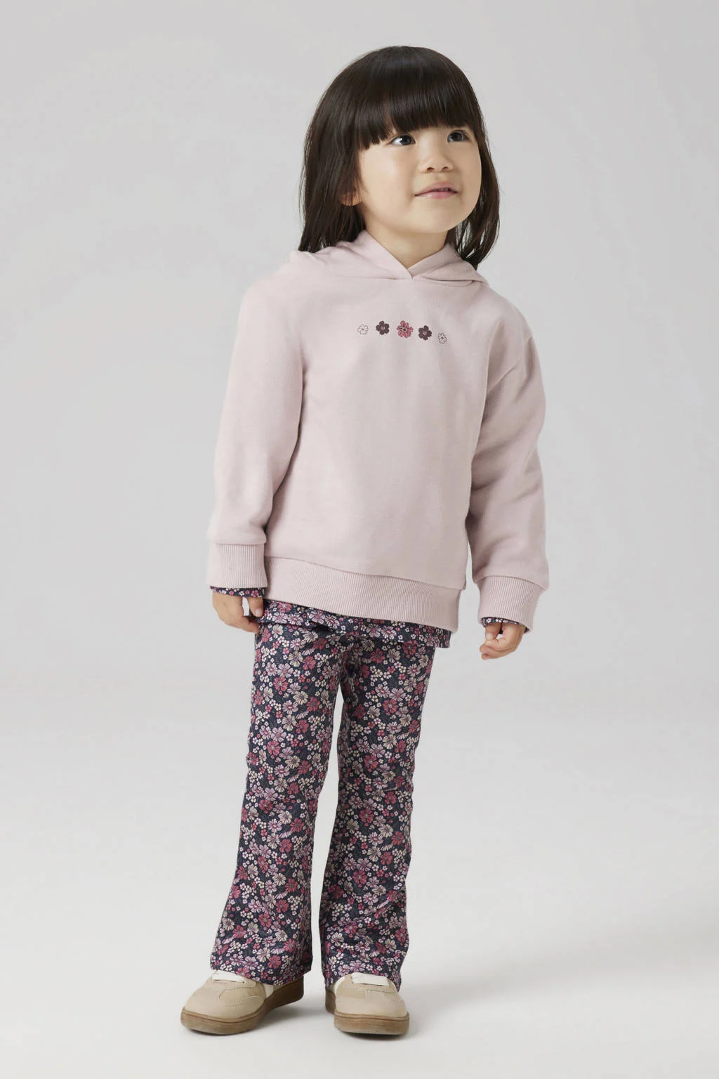 NAME IT MINI hoodie lila