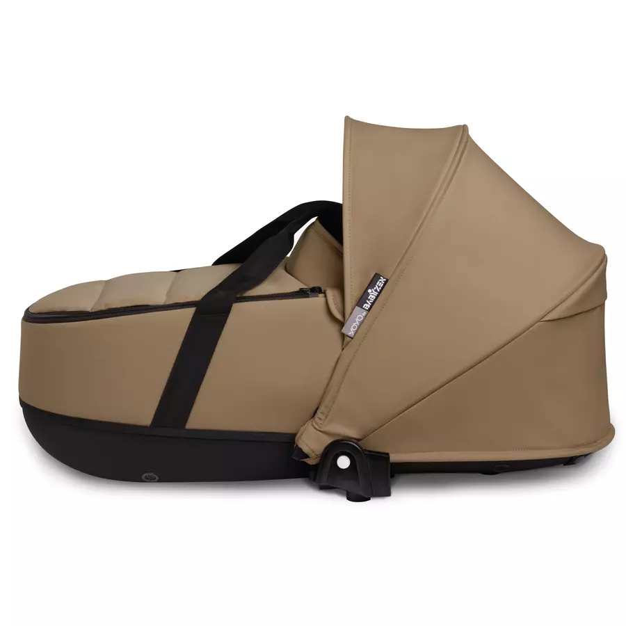 BABYZEN Kinderwagen YOYO2 0+ Black mit Liegewanne und Textilset Toffee