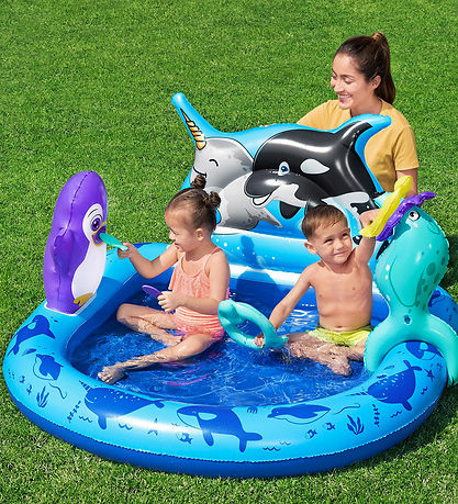 Bestway Legebassin - 134x131x73 cm - Polar Pals
