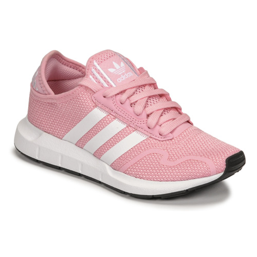 adidas Originals - SWIFT RUN X J - Rose / Blanc