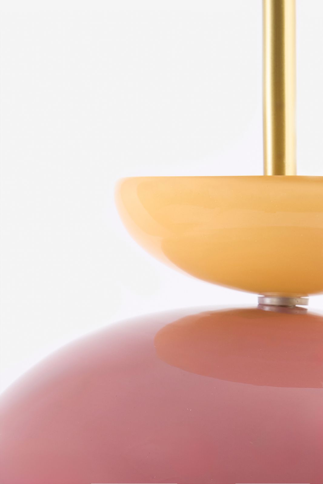 Glazen bubbel hanglamp multicolour
