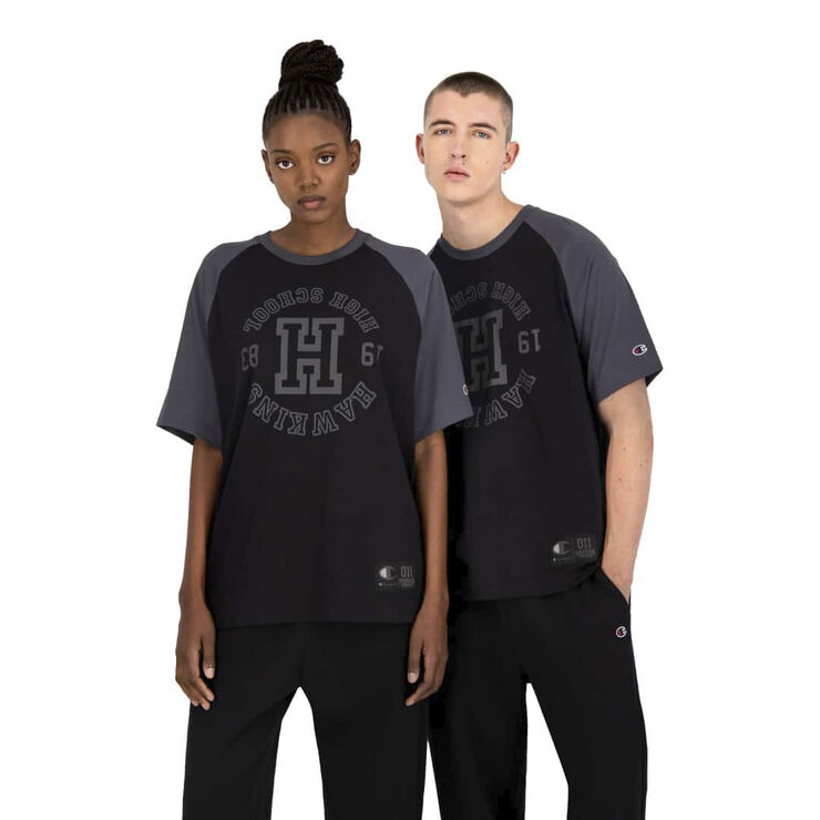 Champion CREWNECK T-SHIRT Black beauty