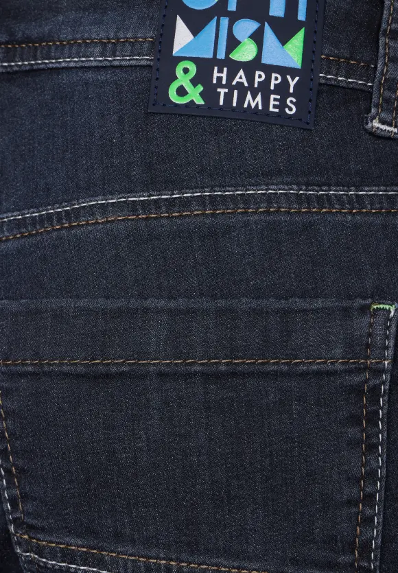 Loose Fit Jeans - Dark blue wash