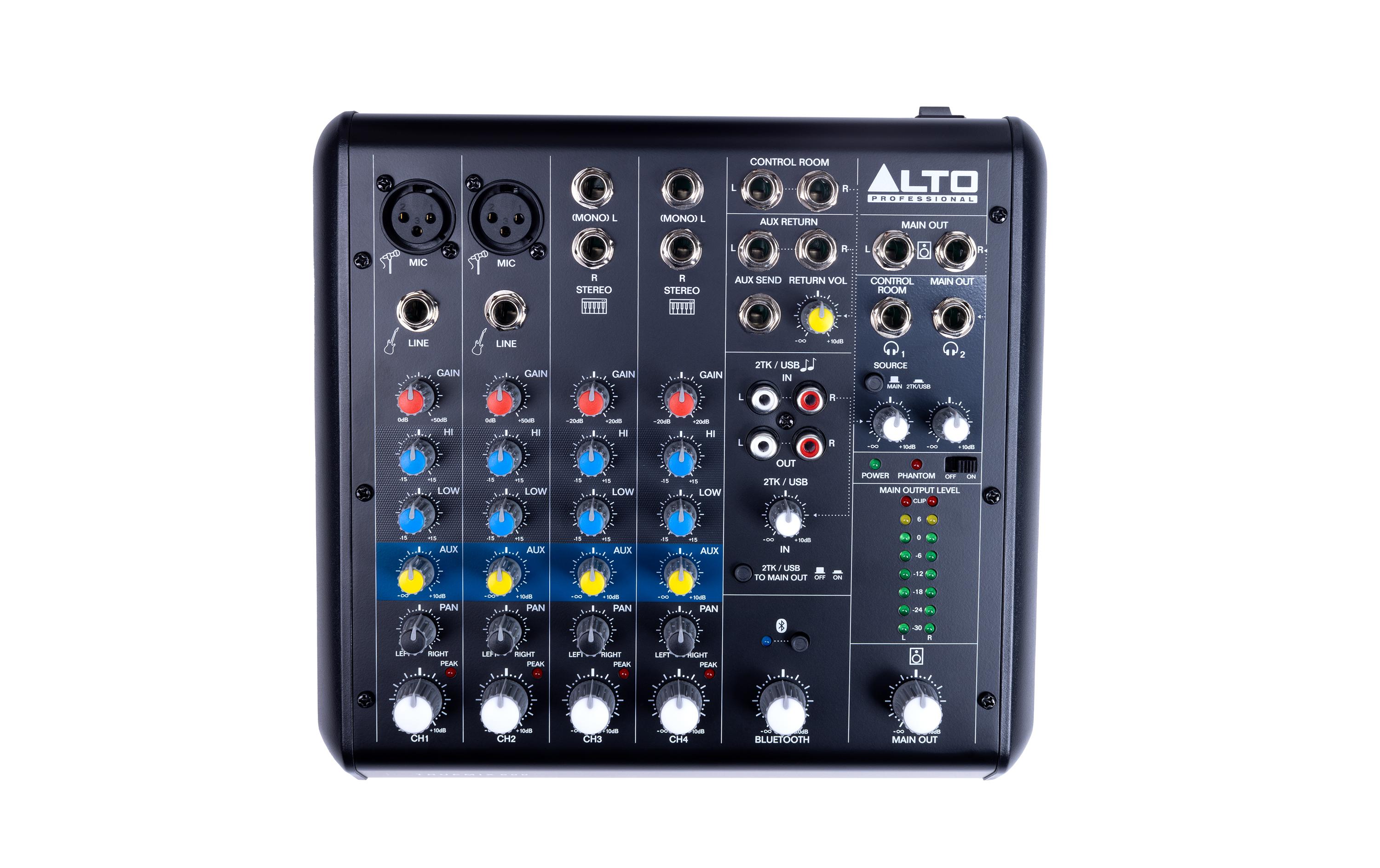 Mischpult Professional TrueMix 600<br>Analoger 6-Kanalmixermit USB und Bluetooth