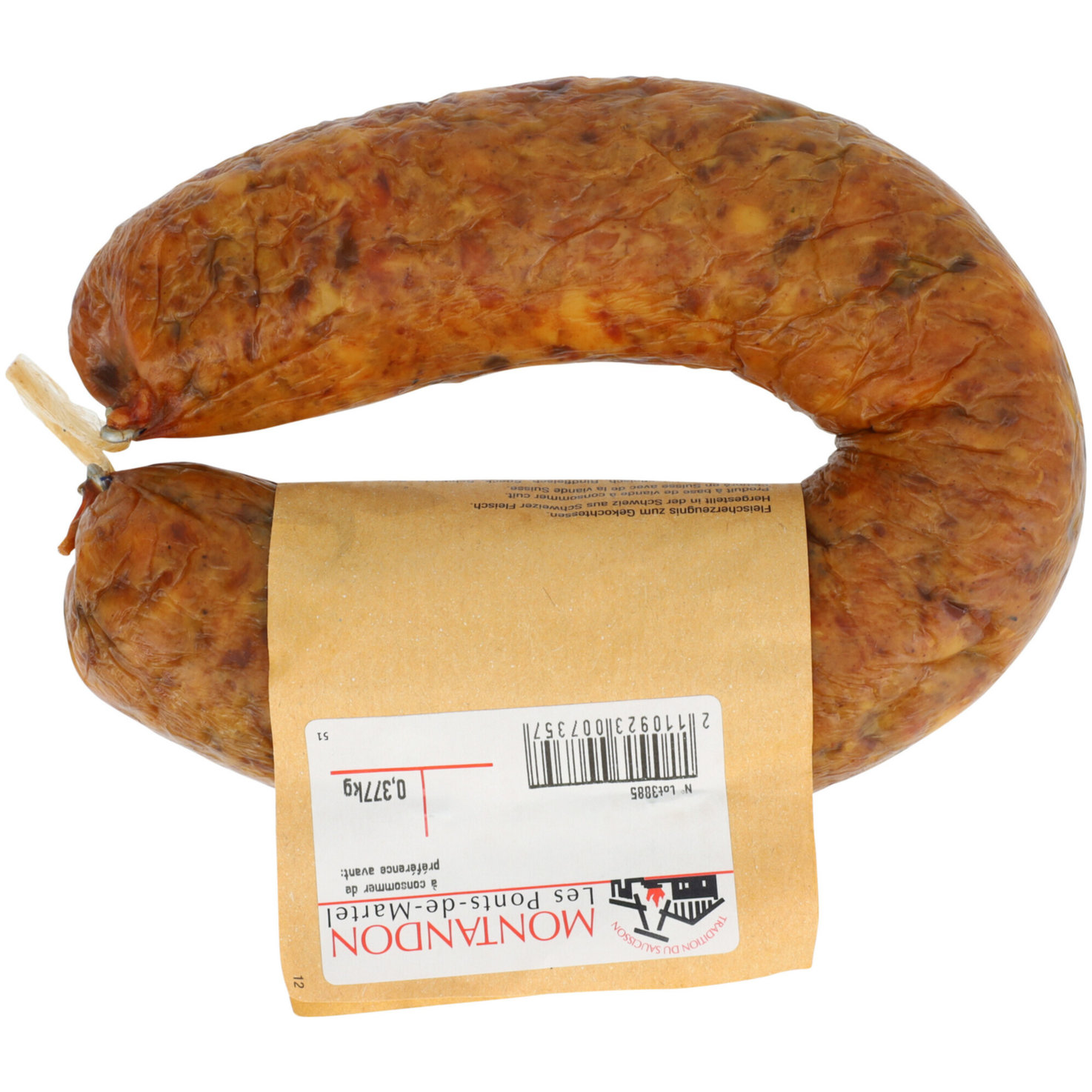 Montandon Saucisse au foie ca. 375g