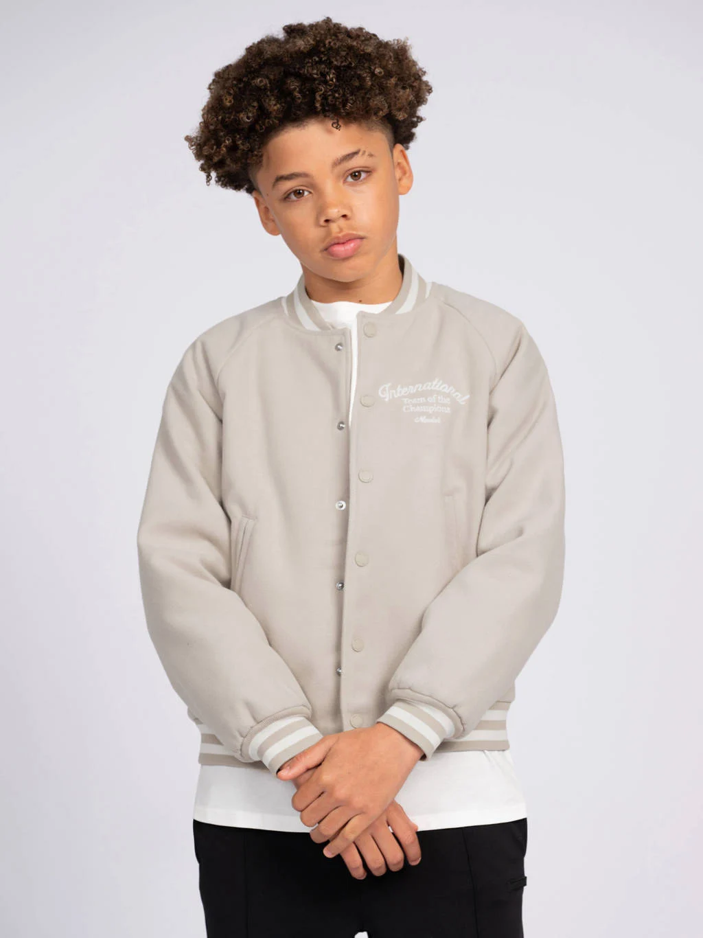 NIK&NIK baseball jacket grijs