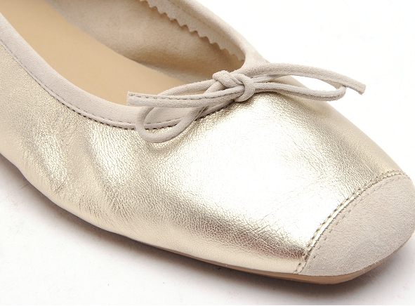 Reqins ballerines femme harmonie eclat or