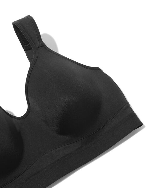 soutien-gorge de sport préformé avec armatures B-F - support intense noir