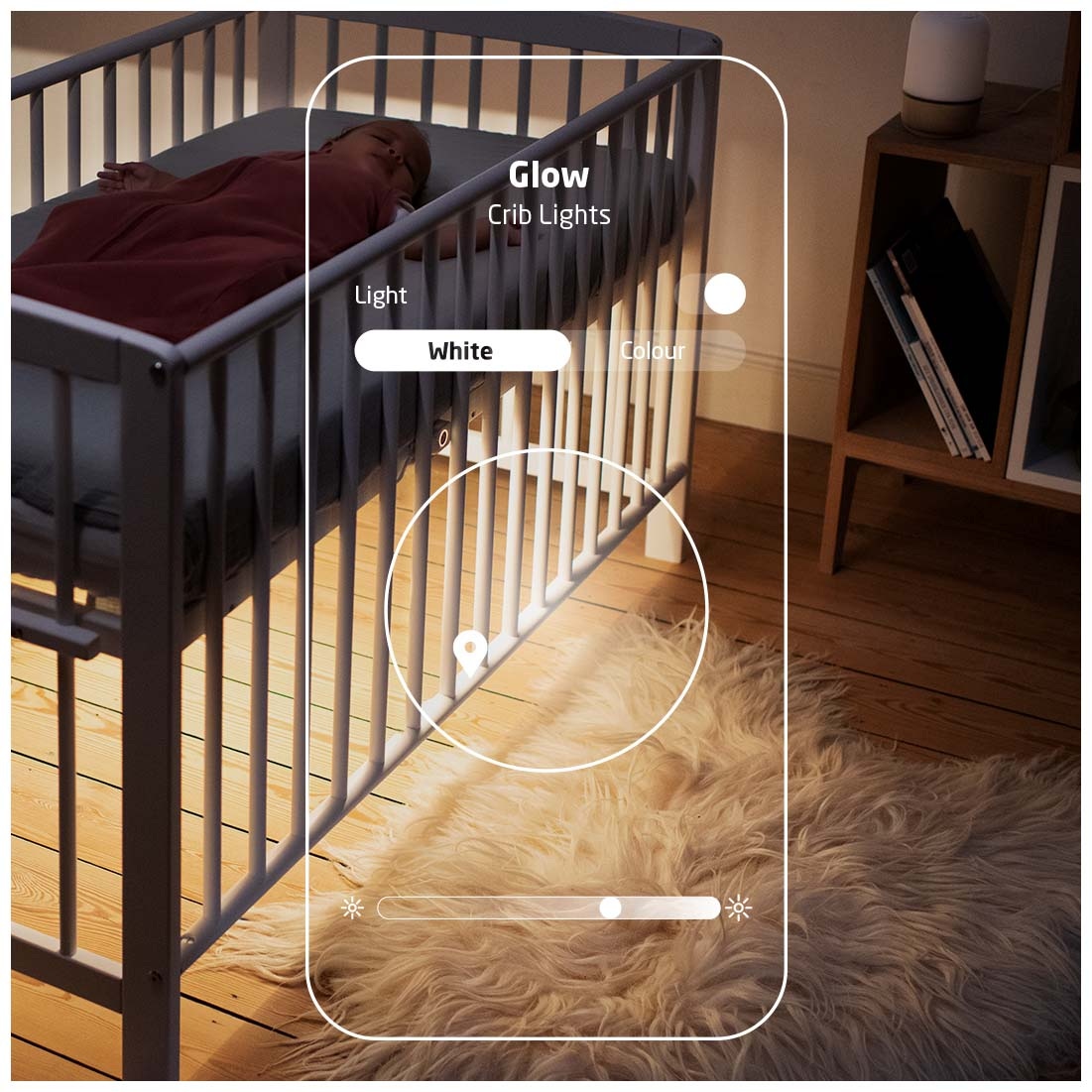 Maxi-Cosi Glow wieg- en ledikantlampje wit - nachtlampjes - Prénatal