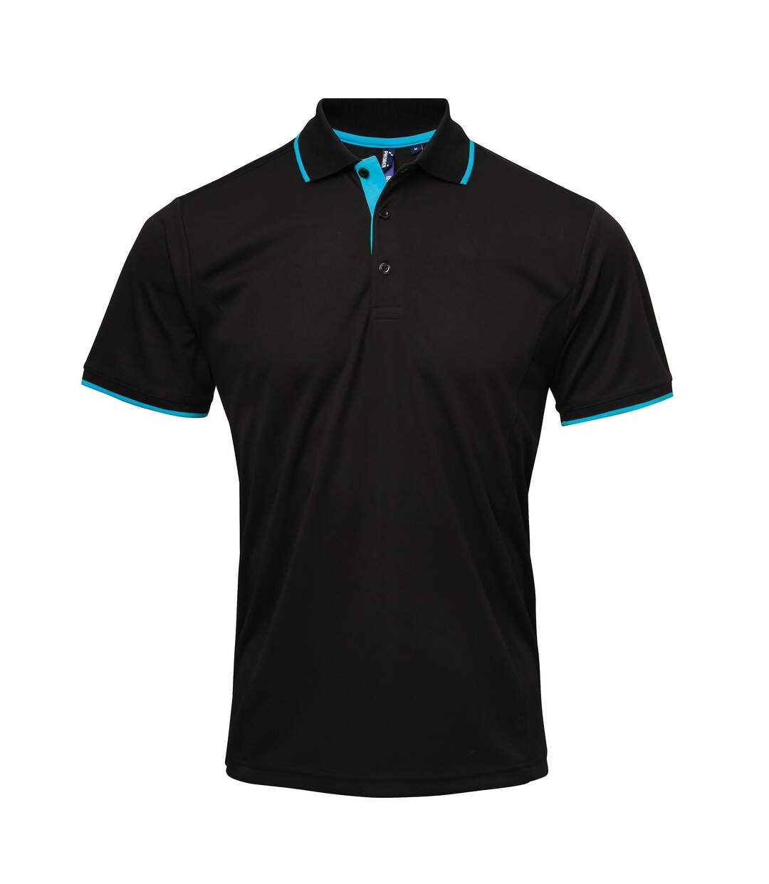 Premier - Polo - Hommes (Noir/Vert) - UTRW5520