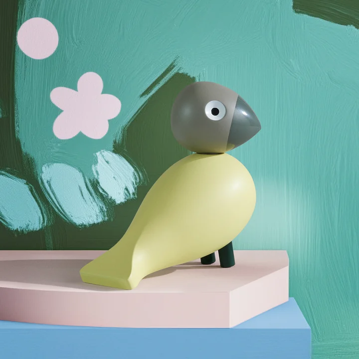 Kay Bojesen - Singvogel Flora, Year Bird 2024, pink