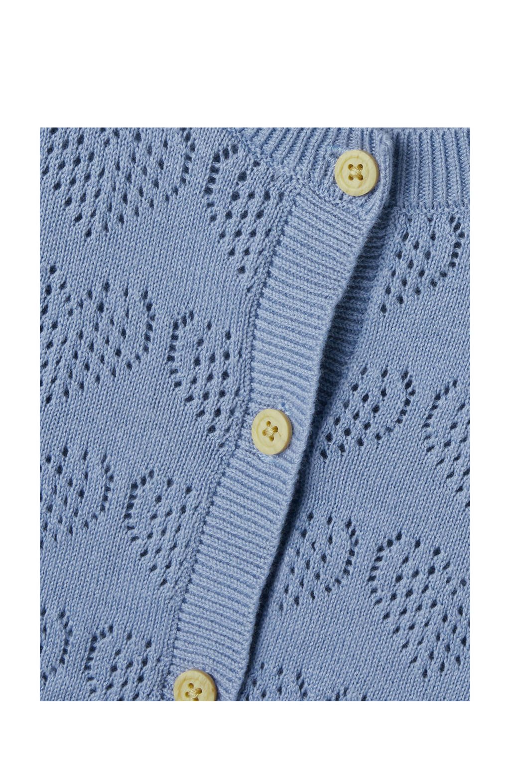 NAME IT MINI gebreid vest blauw