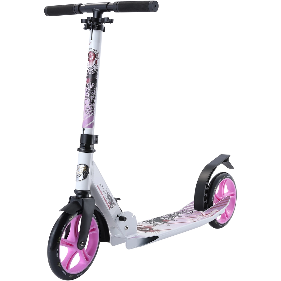 Star Scooter Roller 205mm Cruiser weiß, lila