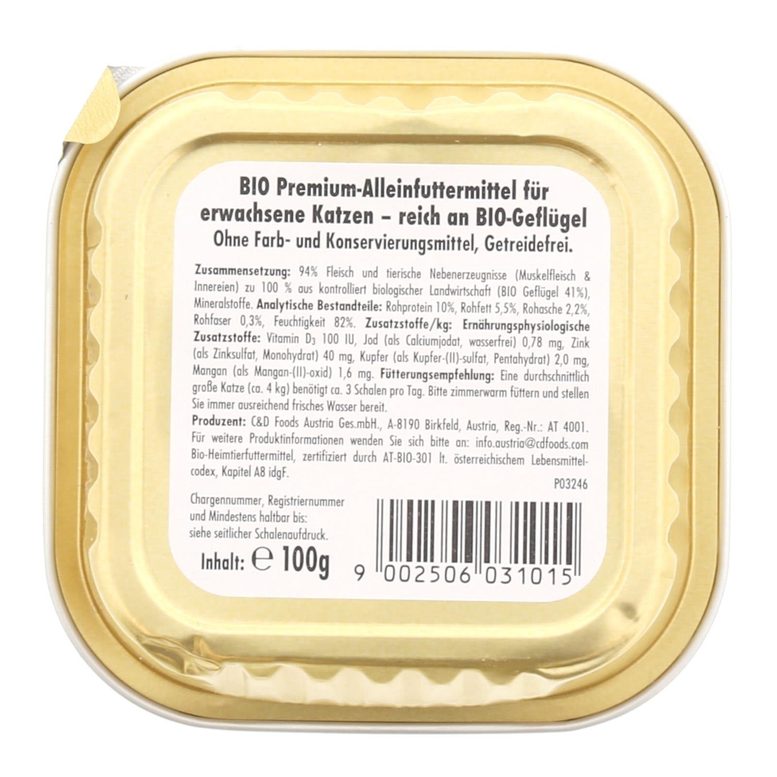 Hof Cat Bio Geflügel