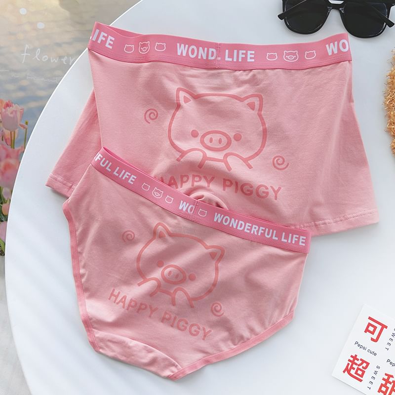 Pancherry - Koppelset: Varkensprint slipje + boxershort