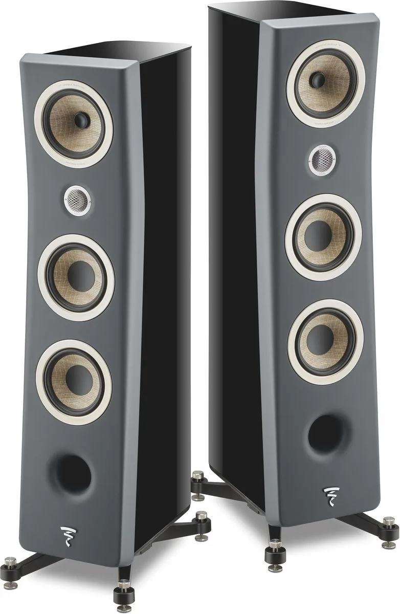 Focal Kanta N°2 Noir / Gris mat (la paire) Enceintes colonne
