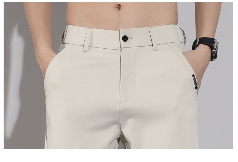 Andrei - Mid Rise Plain Tapered Pants