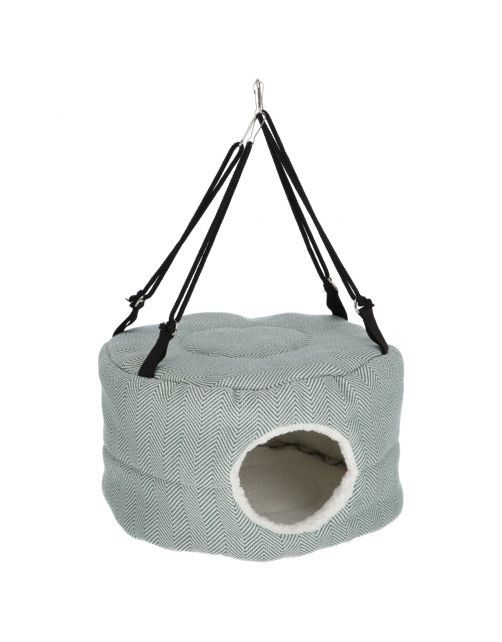 Adori Hangmat Huis Hunk - Slaapplaats - 28x20 cm Groen Grijs