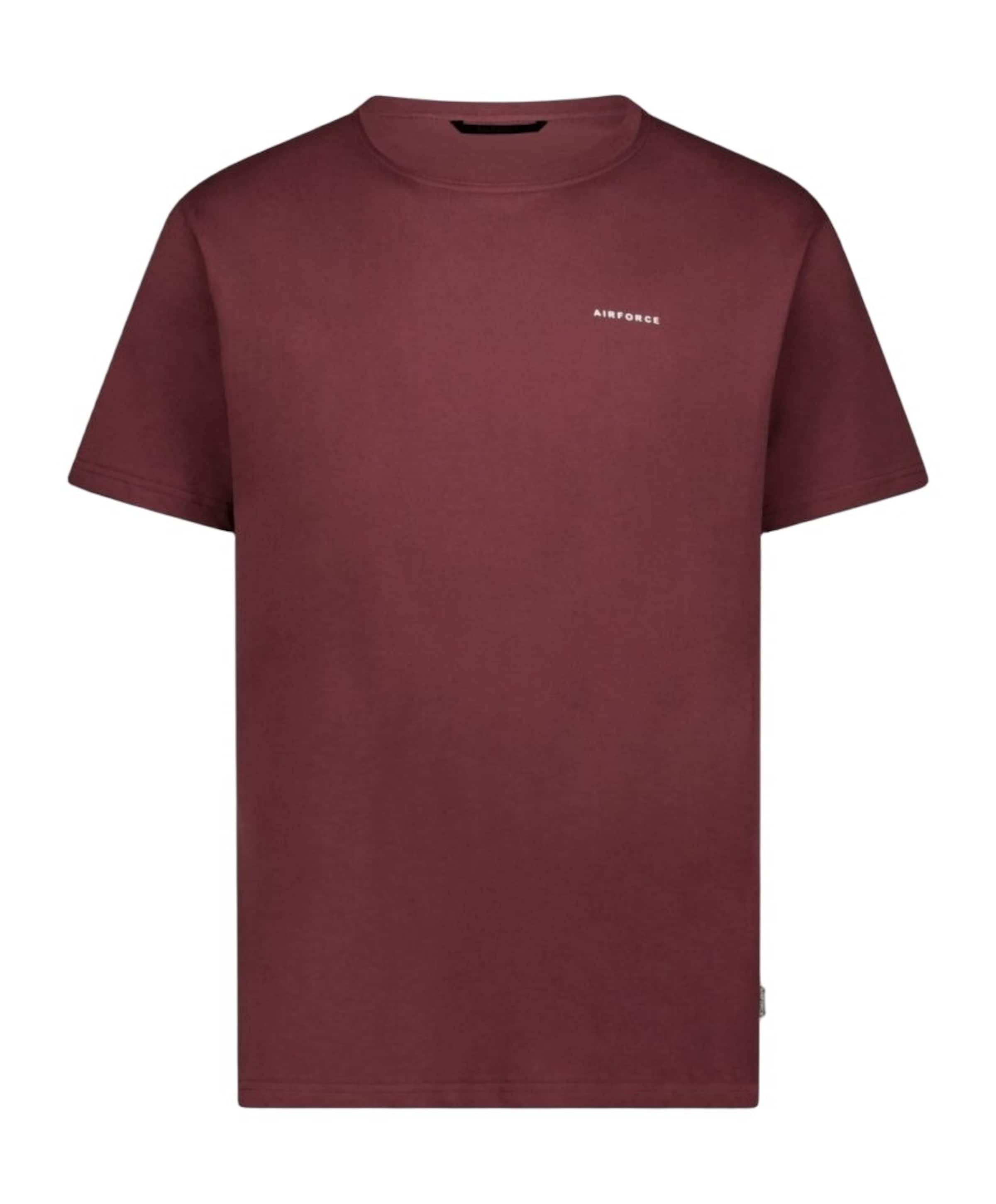 Airforce Heren T-shirt bordeaux