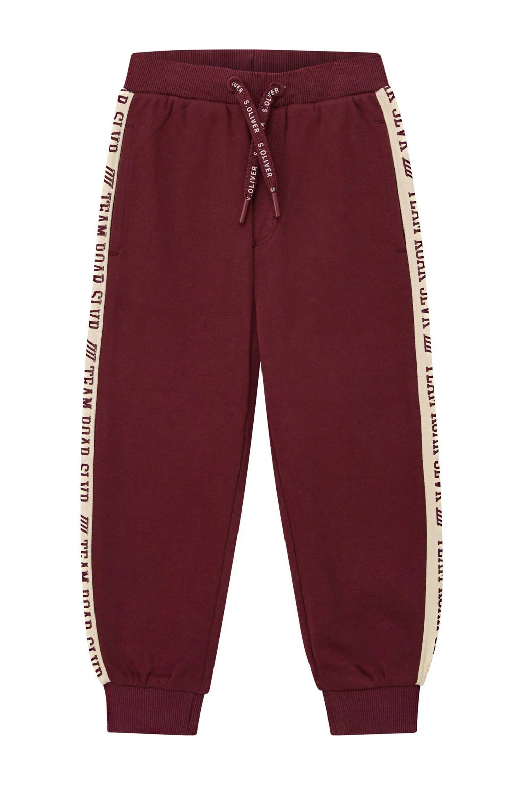 s.Oliver joggingbroek donkerrood